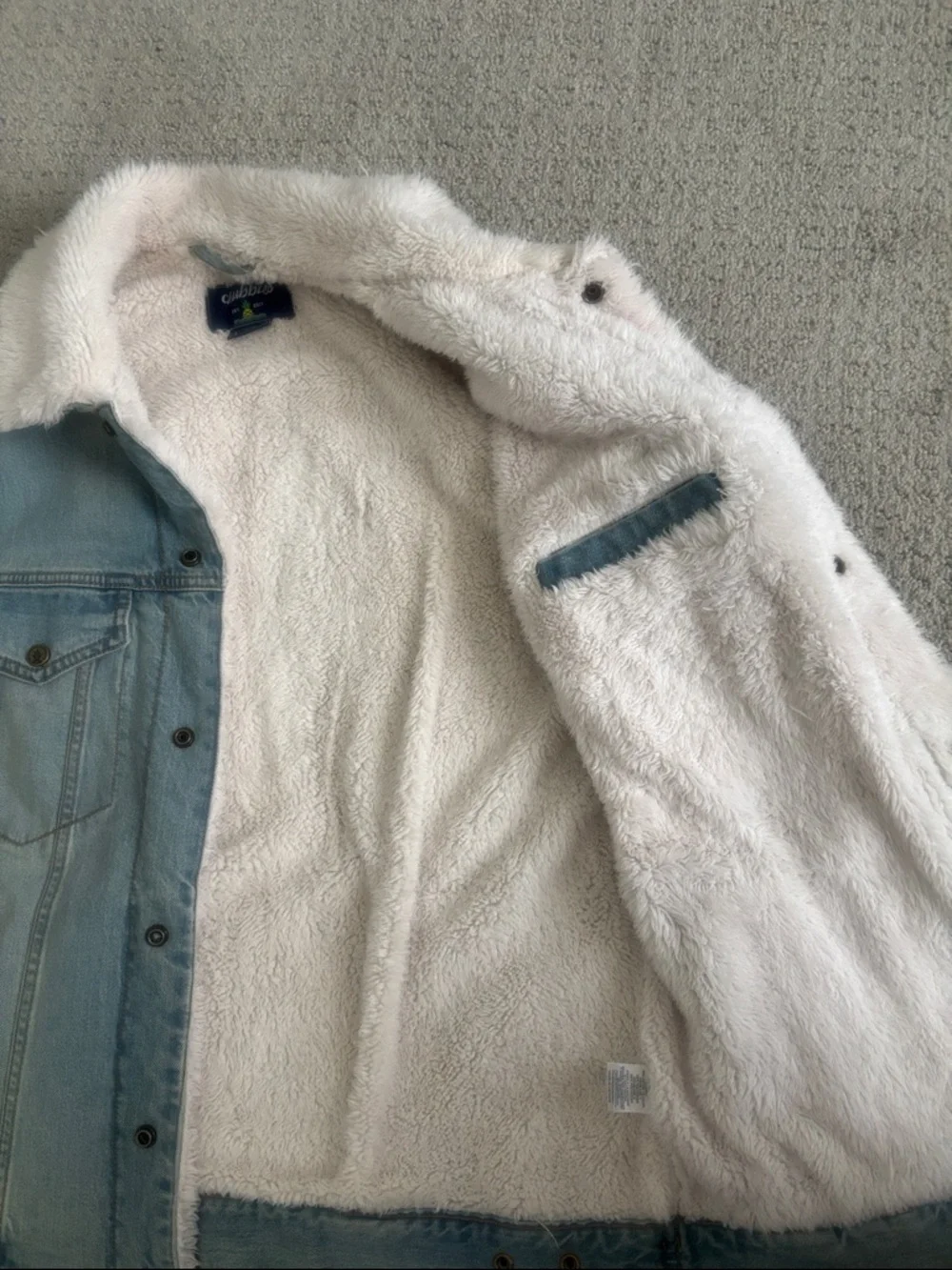 Chubbies Denim Jacket w/ Sherpa Lining - Picture 3 of 6